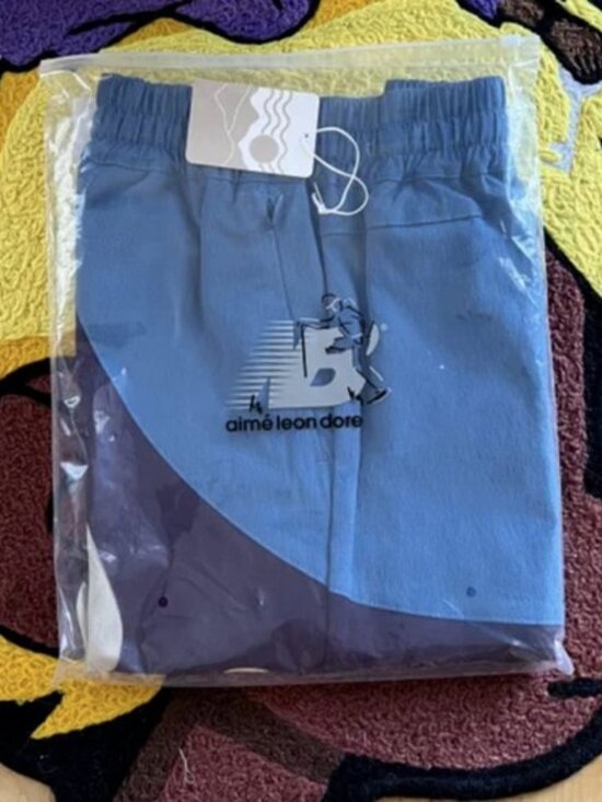 Aime Leon Dore × New Balance ALD Cordura Short Purple / Cream size 30